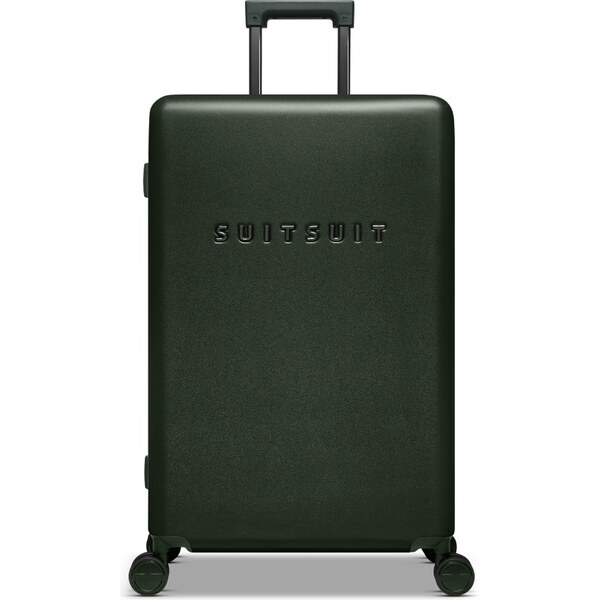 Plastový kufr SUITSUIT Mystique Dark Olive L - tmavo zelená 66153589