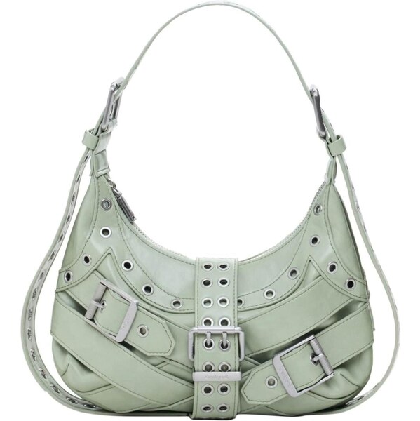 Desigual Kabelka na rameno pastelovo zelená 66037501