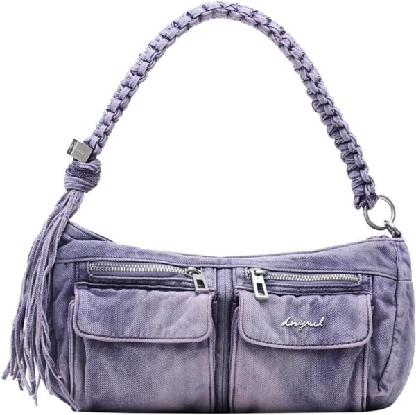 Desigual Kabelka na rameno fialová / svetlofialová 66038415