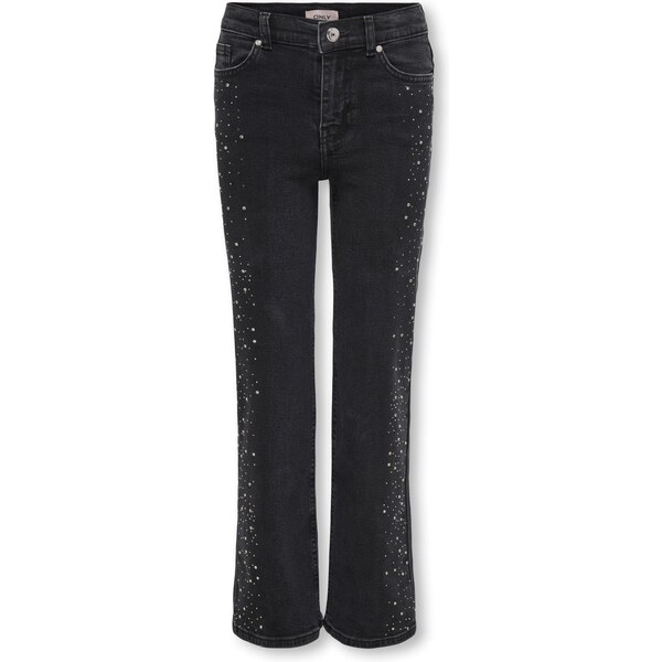 ONLY GIRLS Džínsy KOGJUICY čierny denim / strieborná 66038989