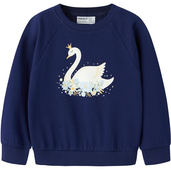 NAME IT Mikina NMFVENUS modrá / svetlomodrá / žltá / biela 66039211