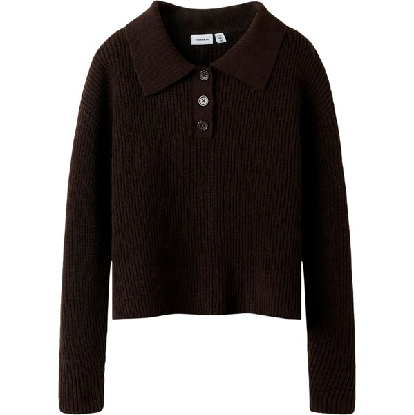 NAME IT Sveter NKFNia hnedá 66039361