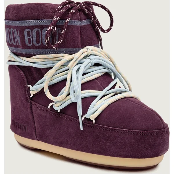 Moon Boot Snehule MB ICON LOW SUEDE LACES | semiš 66034641