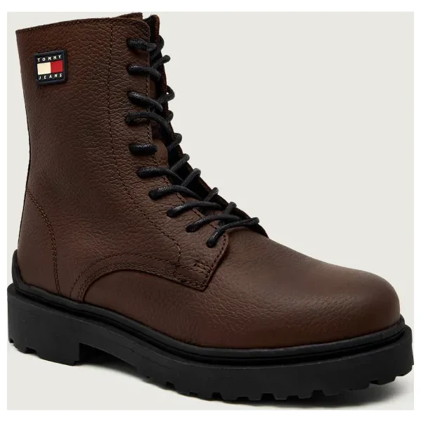 Tommy Jeans Kožené vysoké topánky 66034583