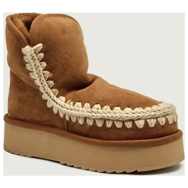MOU Snehule Platform boot suede | shearling | zamsz 66034607