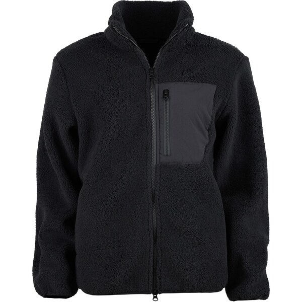 Vlnka Dámska fleecová mikina s obojsmerným zipsom čierna veľkosti 66042309