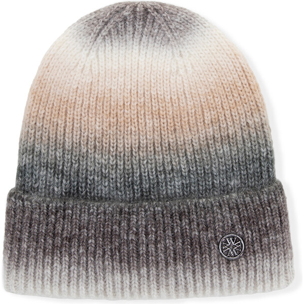Wittchen Dámska zimná čiapka s vyhnutým lemom a ombré vzorom – štýlová 66078440