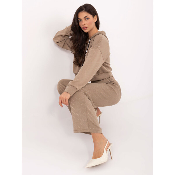 RUE PARIS Set-IT-KMPL-21719.86-dark beige 66045260