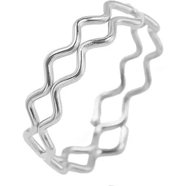 Oceľový prsteň Glare 454 - 53 66045308