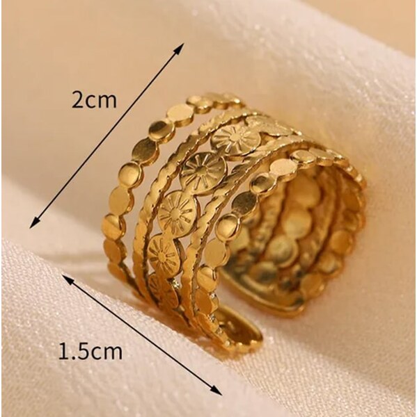 Oceľový prsteň Glare 469 66045331