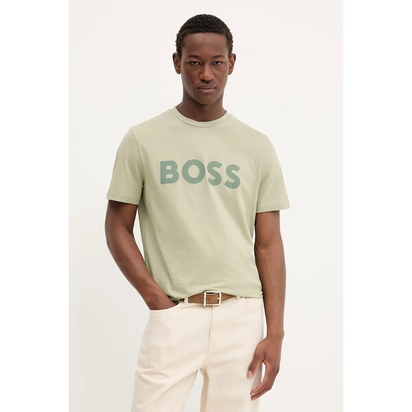 Bavlnené tričko BOSS Orange BOSS ORANGE Thinking 1 63787009