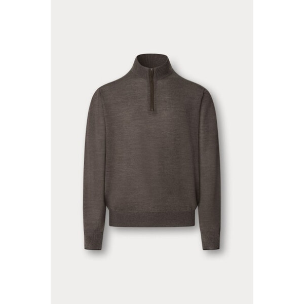 SVETER HACKETT LONDON MERINO SILK HZIP 66045722