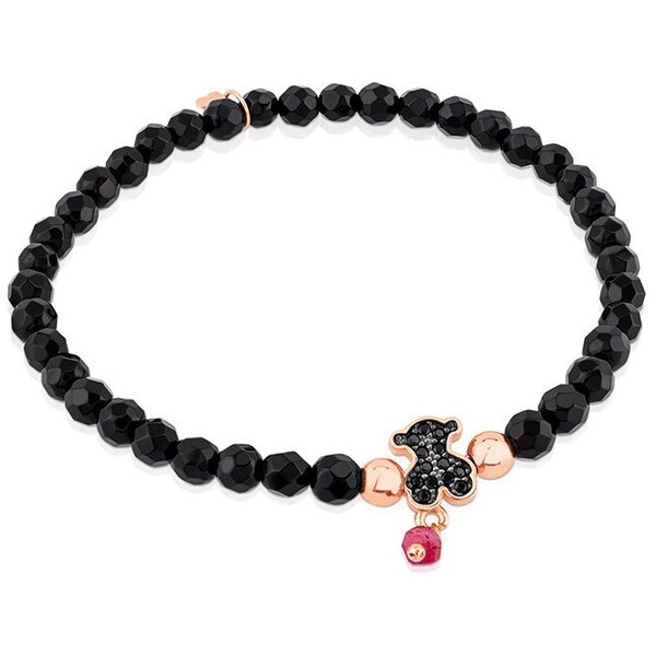 Strieborný pozlátený náramok Tous Motif 65865605