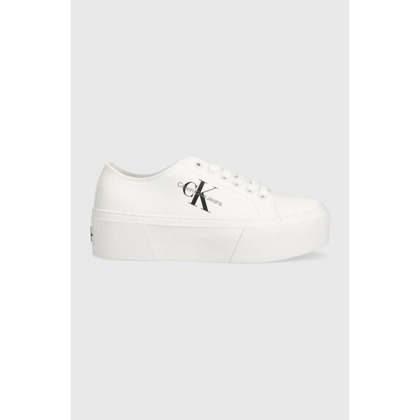 Tenisky Calvin Klein Jeans FLATFORM+ CUPSOLE LOW TXT 45277059