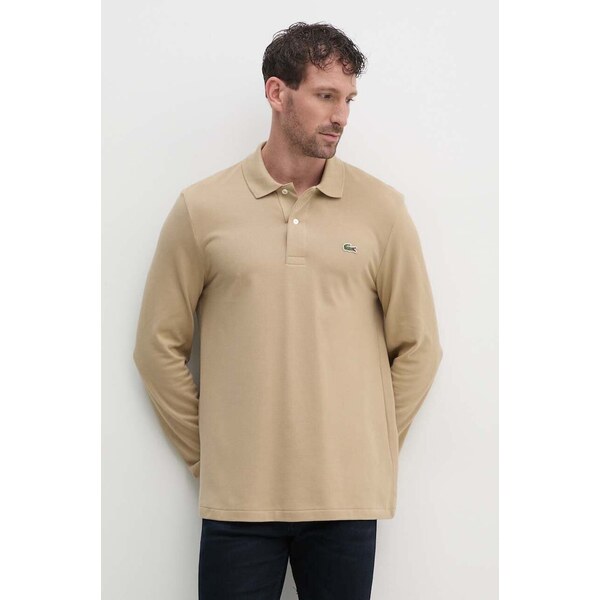 Bavlnené tričko s dlhým rukávom Lacoste 55346194