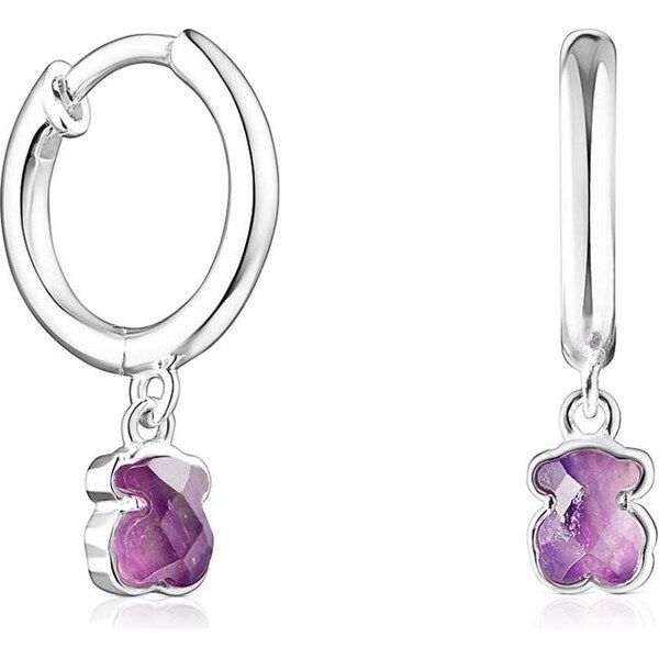 Strieborné náušnice Tous Cool Color 64300033