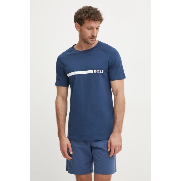 Bavlnené tričko BOSS T-Shirt RN Slim Fit 61664677