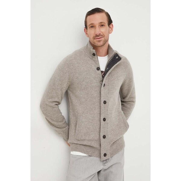 Vlnený kardigán Barbour 64575687