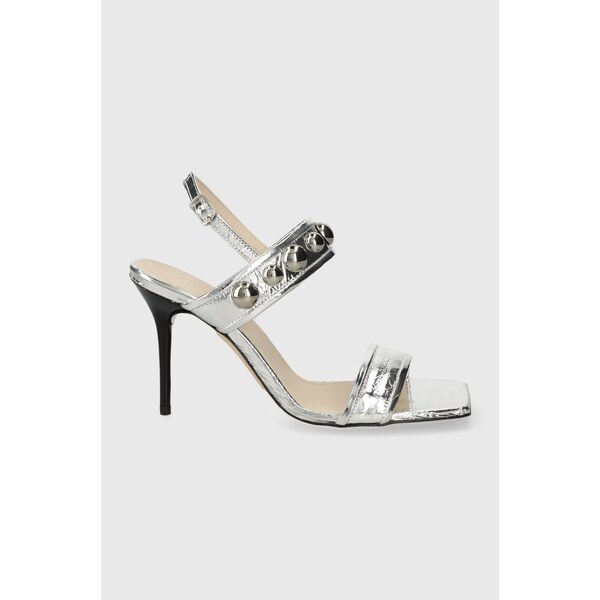 Kožené sandále IRO Chlorite Silver 49039541