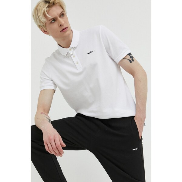 Bavlnené polo tričko HUGO Donos222 39583683