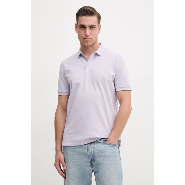 Bavlnené polo tričko HUGO Donos222 63180393