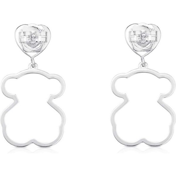 Strieborné náušnice Tous New Silueta 64555092