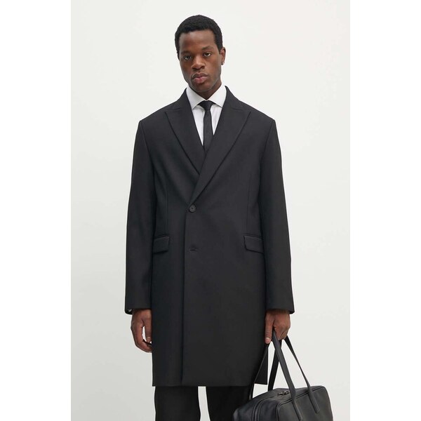 Kabát s prímesou vlny Versace Jeans Couture 54203757