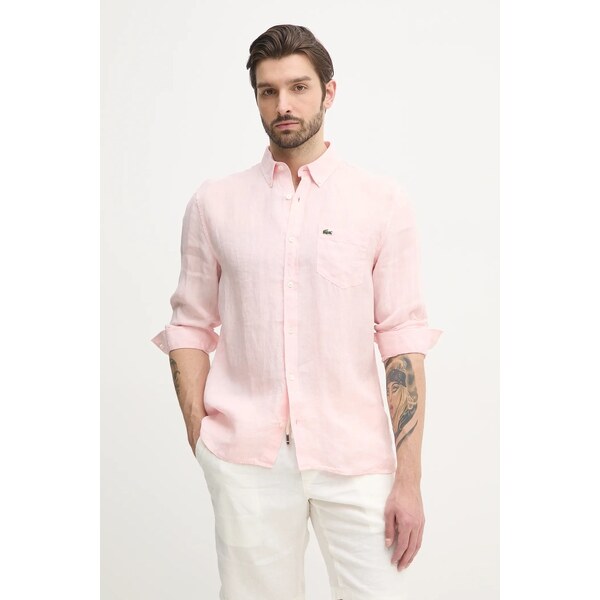 Ľanová košeľa Lacoste 62906824