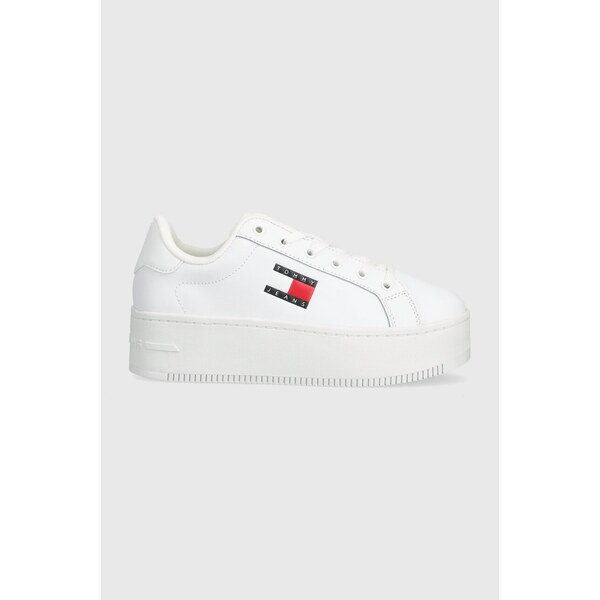 Kožené tenisky Tommy Jeans TJW FLATFORM ESS 46744752