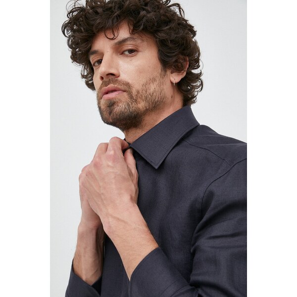 Ľanová košeľa BOSS 62531255