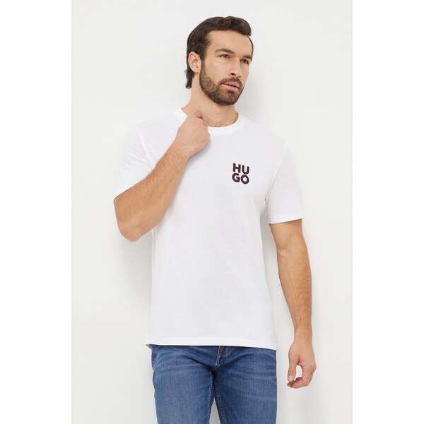 Bavlnené tričko HUGO 2-pak HUGO-Dimento 47508945