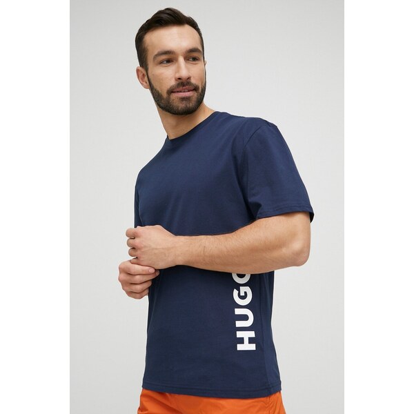 Plážové tričko HUGO T-SHIRT RN RELAXED 39610911