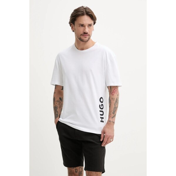 Plážové tričko HUGO T-SHIRT RN RELAXED 62950692
