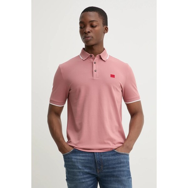 Bavlnené polo tričko HUGO Deresino232 61990724