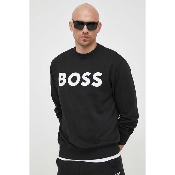 Bavlnená mikina BOSS BOSS ORANGE WeBasicCrew 41697043