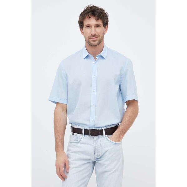 Košeľa s prímesou ľanu Liu Jo 39695200