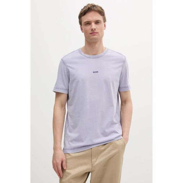 Bavlnené tričko BOSS Orange BOSS ORANGE 61664512