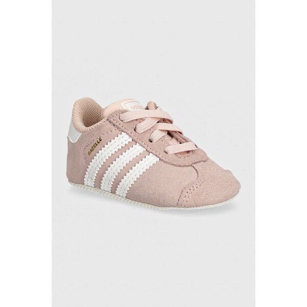 Kožené topánky pre bábätká adidas Originals GAZELLE CRIB 54152688