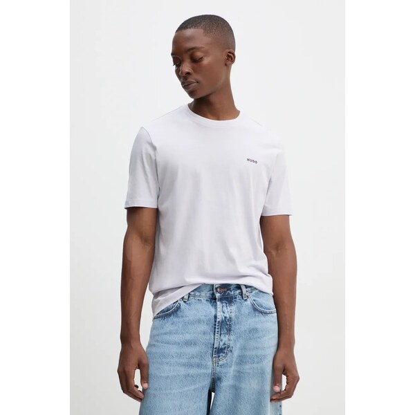 Bavlnené tričko HUGO Dero222 61664327