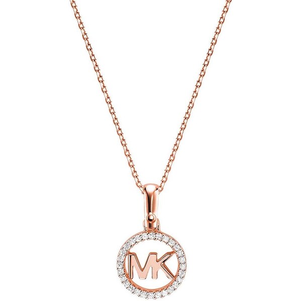 Strieborný pozlátený náhrdelník Michael Kors 43192565