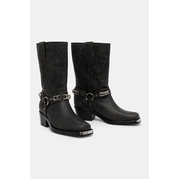 Kožené členkové topánky IRO Motty Used 58290925