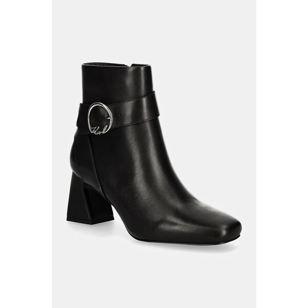 Kožené členkové topánky Karl Lagerfeld BEATA 56764599