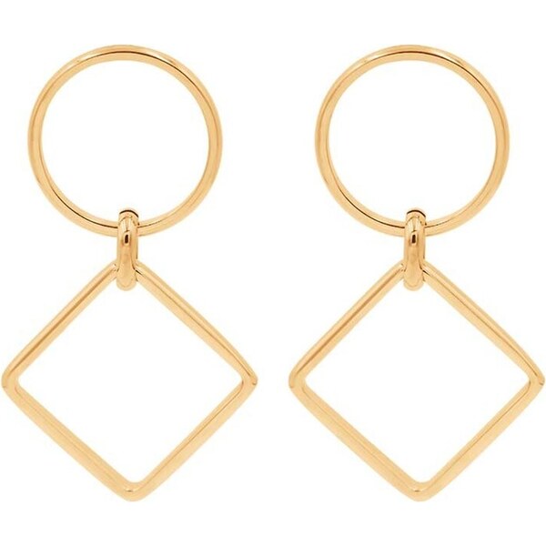 Pozlátené náušnice Lilou California 43731217