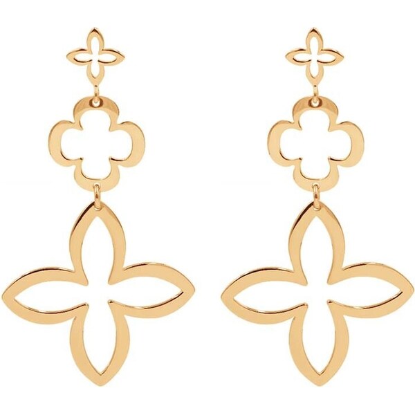 Pozlátené náušnice Lilou Lilia 43731210