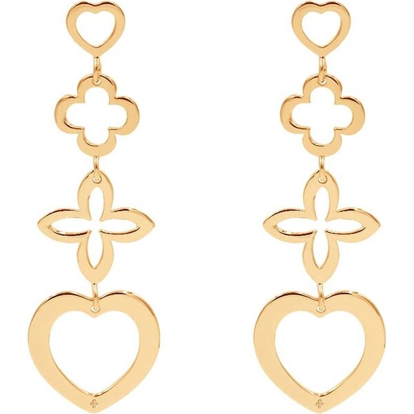 Pozlátené náušnice Lilou 43788720