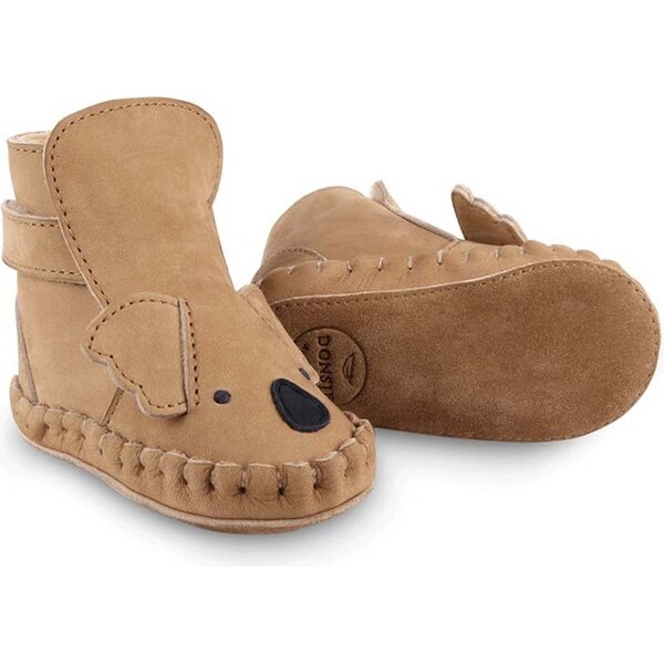 Kožené topánky pre bábätká Donsje Kapi Classic Booties Koala 66853198