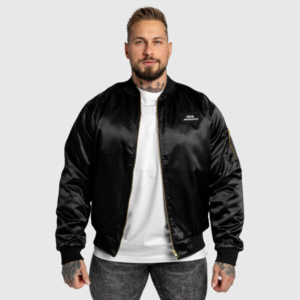Bomber bunda Iron Aesthetics Maverick, čierna 29026718