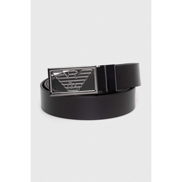 Obojstranný kožený opasok Emporio Armani 44179409