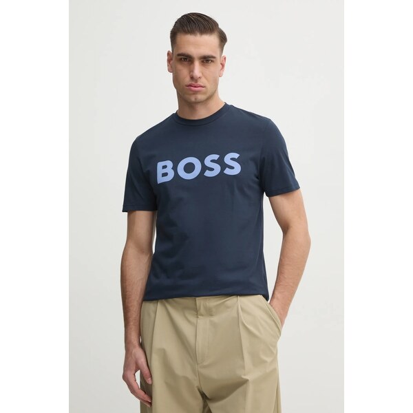BOSS Orange Bavlnené tričko BOSS BOSS CASUAL Thinking 1 62159407