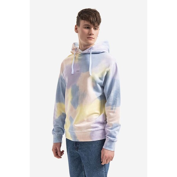 Bavlnená mikina A.P.C. Victor Hoodie Victor COEWP-H27703 MULTICOLOR 50736271